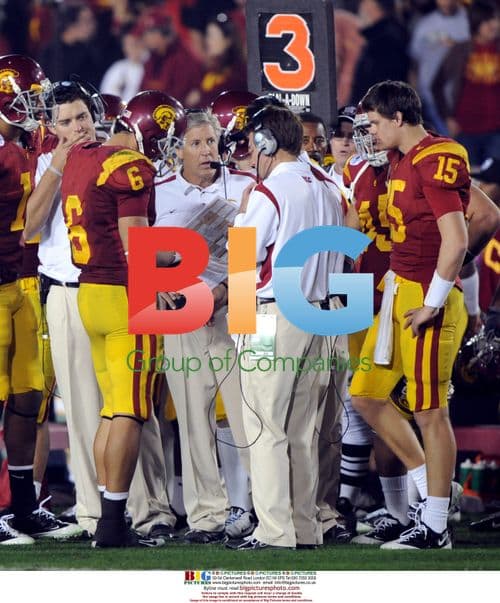 Mark Sanchez with Pete Carroll at Rose Bowl