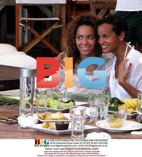 Beyonce, Jay Z, L.A. Reid at Nikki Beach