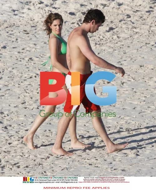 Kelly Brook and Danny Cipriani at Caribbean Beach