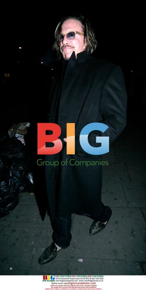 Mickey Rouke Leaving the Wellington Club