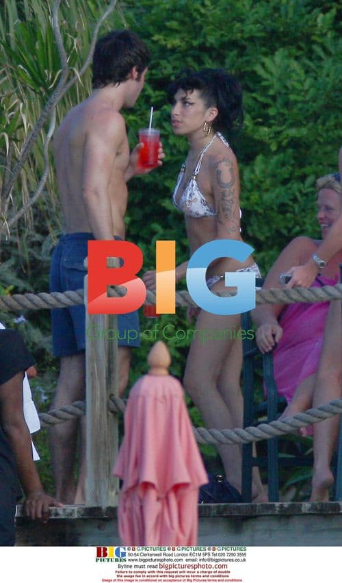 Amy Winehouse and Blake Wood on Caribbean Vacation