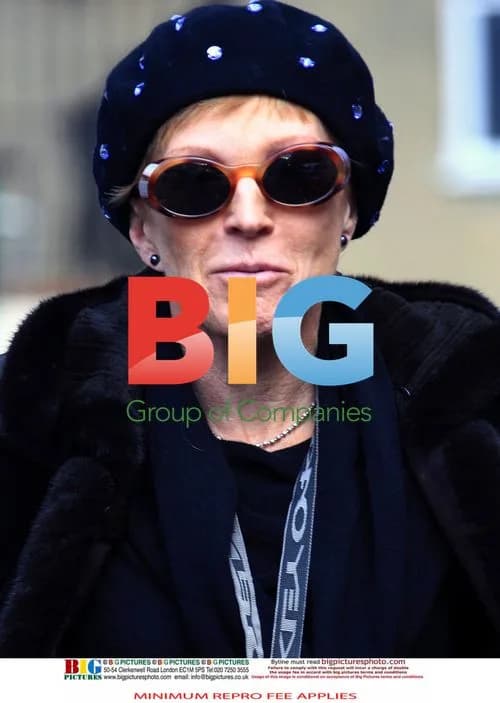 Anne Robinson out with dog and shopping