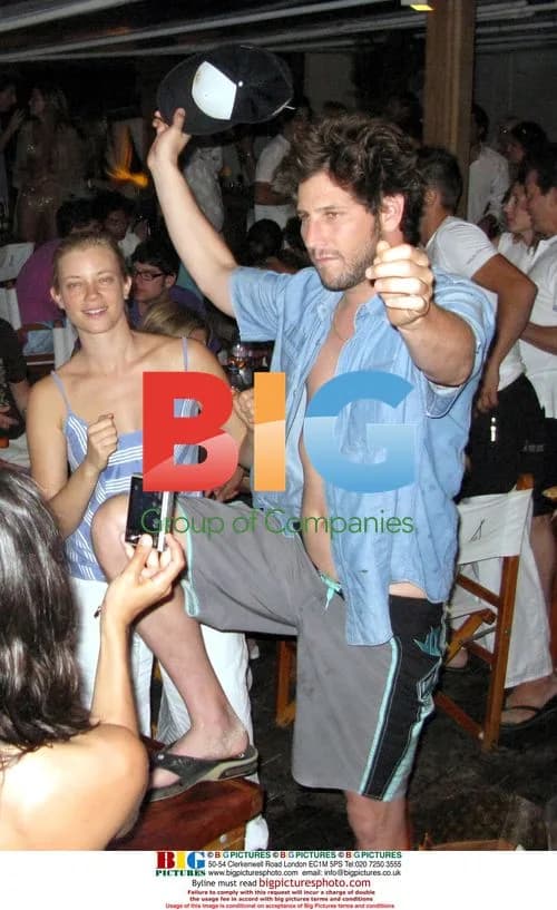 Amy Smart and boyfriend Brad in St Barth