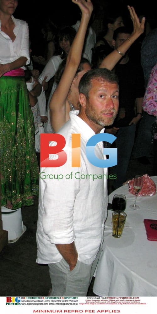 Roman Abramovich at Gagosian Beach Party