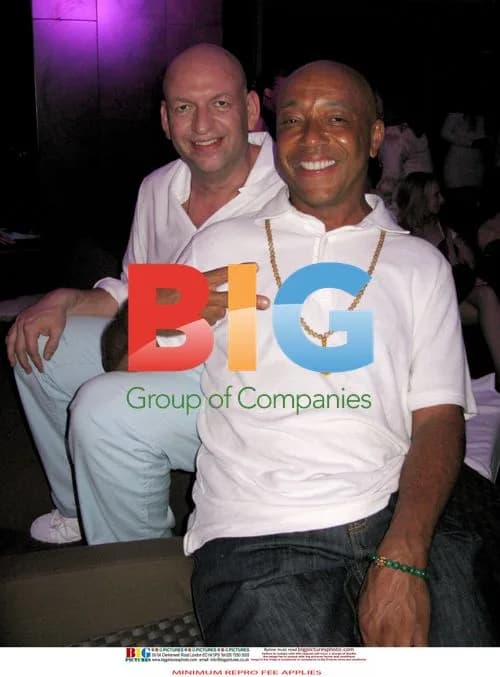 David Rosenberg and Russell Simmons attend party
