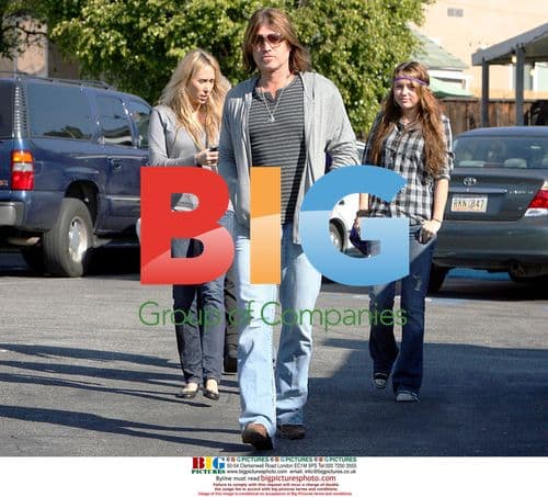 Miley Cyrus and family attend church