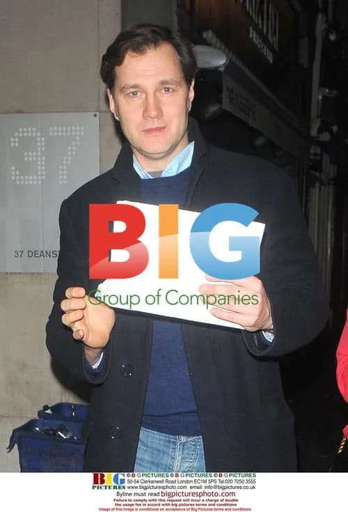 Dr Who star David Morrissey with co-star in London