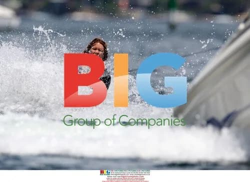 Elle Macpherson Water Skiing in Australia