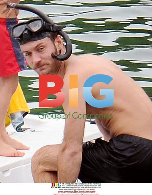 Jude Law and Sadie Frost with Kids in Brazil