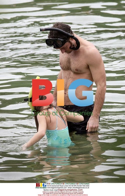 Jude Law and Sadie Frost with kids in Brazil