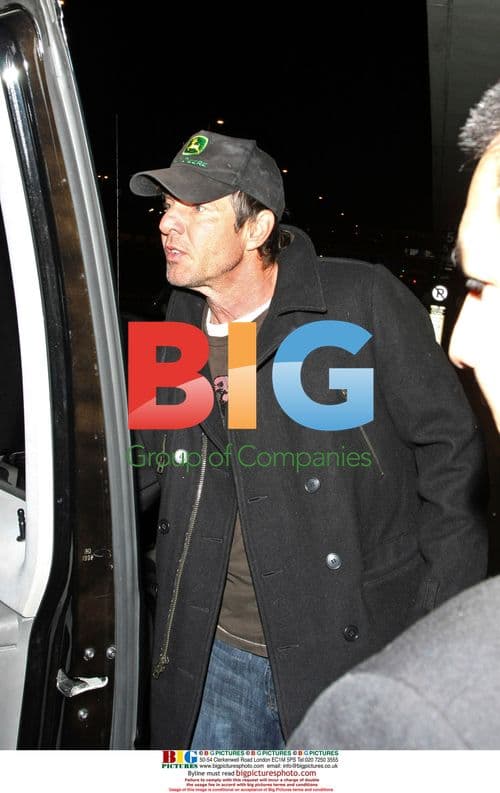 Dennis Quaid and family at LAX