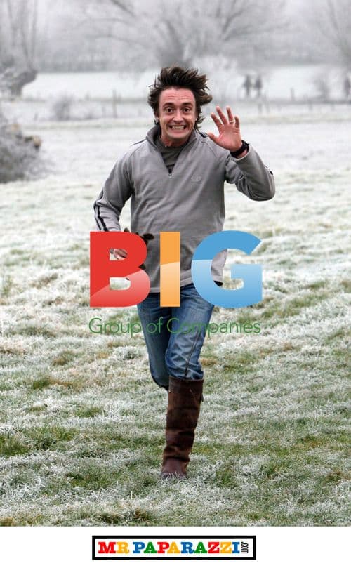 Richard Hammond Runs in Frosty Field Race