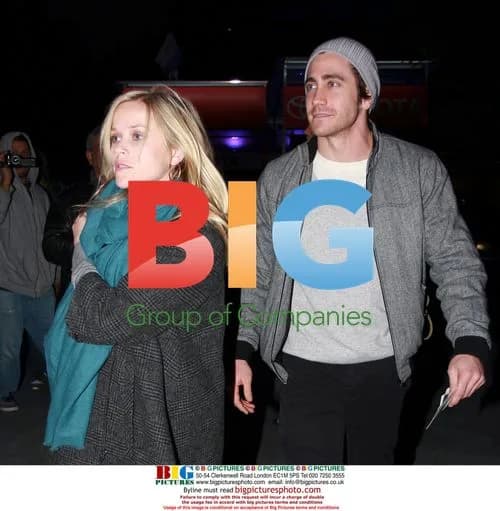 Reese Witherspoon and Jake Gylenhaal at Lakers Game