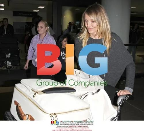 Cameron Diaz arrives at LAX