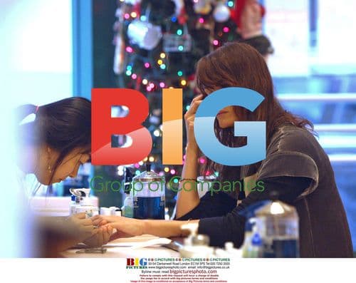 Helena Christensen gets beauty treatment