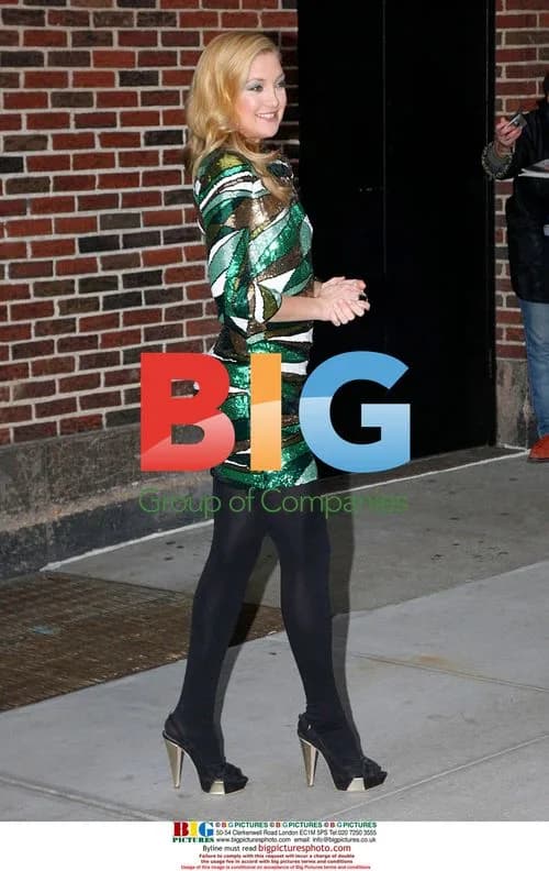 Kate Hudson Arrives at Letterman Studios