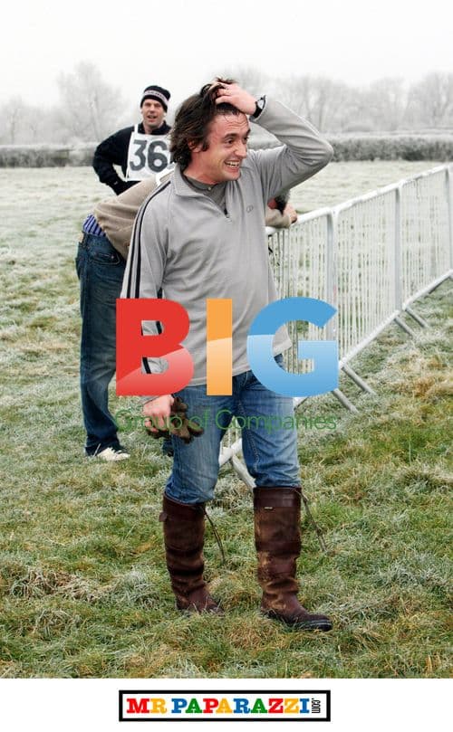 Richard Hammond Runs in Frosty Field