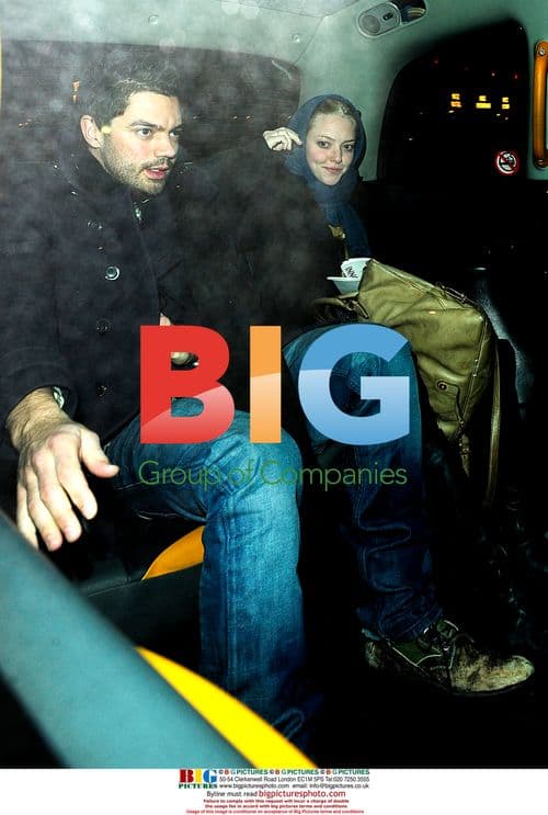 Dominic Cooper and Amanda Seyfried leave London club