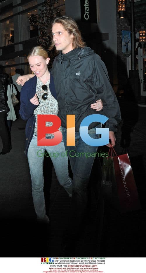 Kate Bosworth and Boyfriend Leaving The Grove