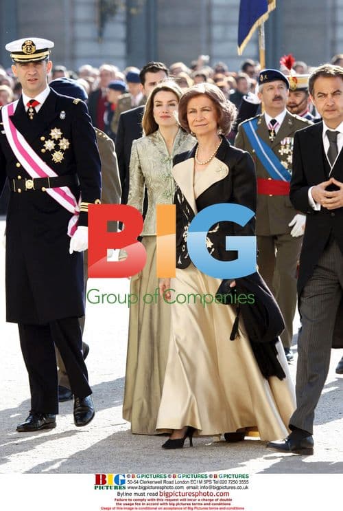 Royals Celebrate Military Easter in Madrid