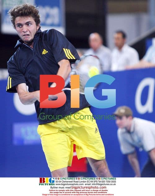 Tennis Players Gilles Simon and Italian at Hopman Cup