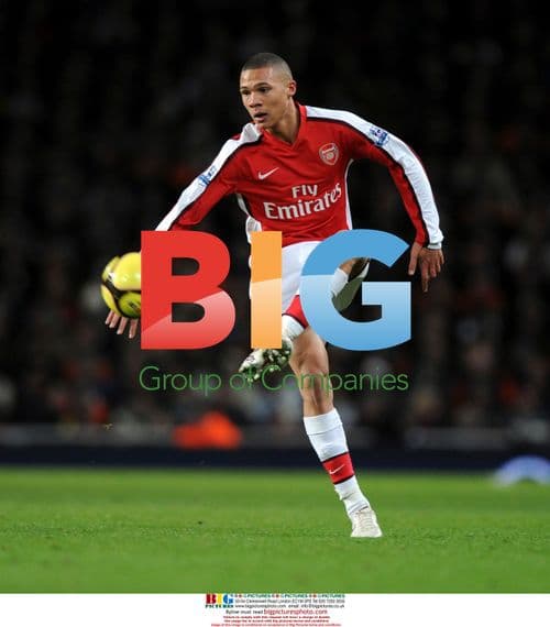Kieran Gibbs at Arsenal v Plymouth FA Cup Match