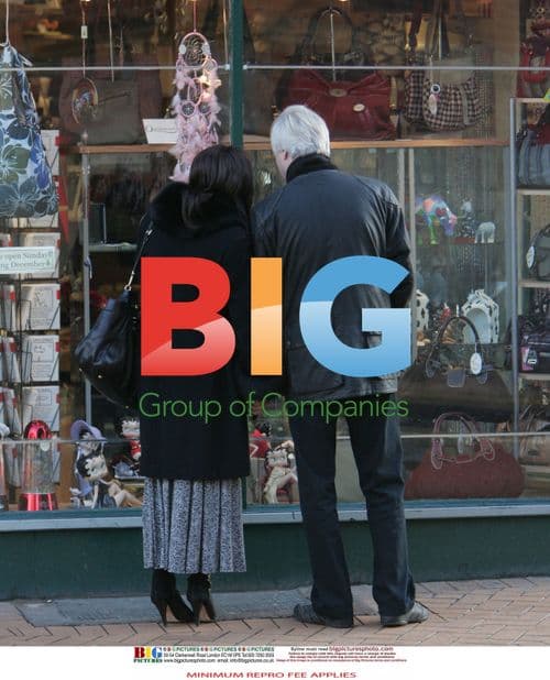 Jane McDonald and Ed Rothe Shopping