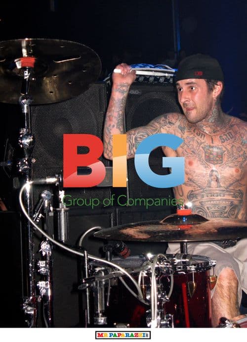 DJ AM and Travis Barker Perform at LAX Nightclub