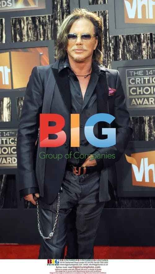 Mickey Rourke at Critics' Choice Awards
