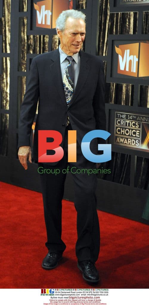 Clint Eastwood and wife Dina at Critics' Choice Awards