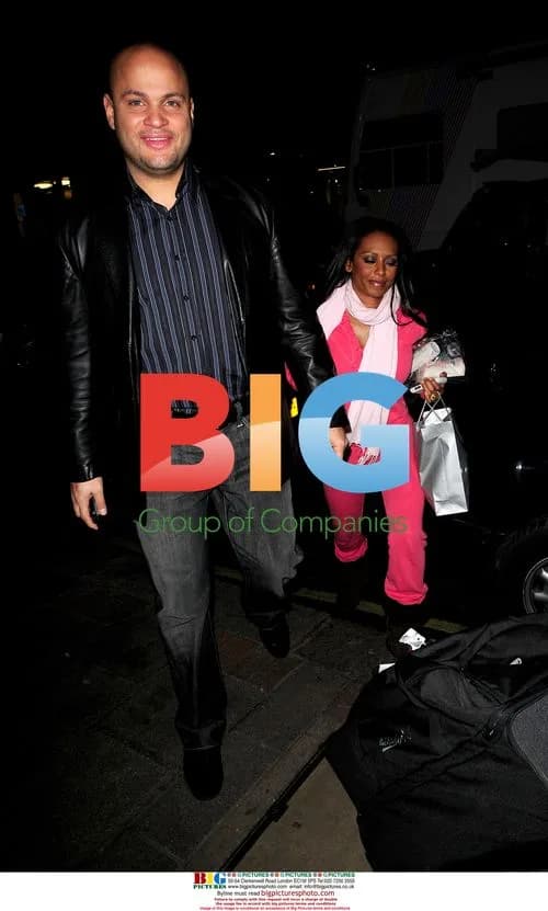 Mel B and Stephen Belafonte at Mayfair Hotel