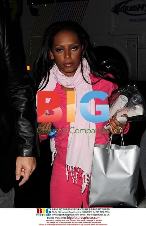 Mel B and partner at Mayfair Hotel