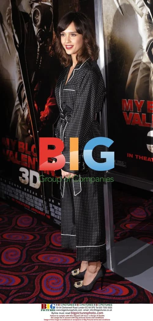 Jessica Alba at "My Bloody Valentine 3D" screening