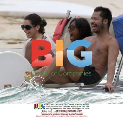 Alexandra Burke with Ruth Lorenzo in Mauritius