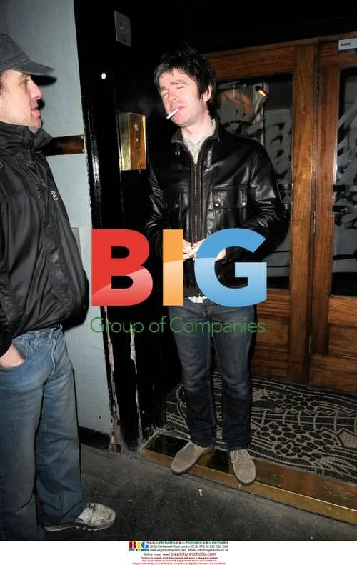 Noel Gallagher steps out for a smoke with Sara Macdonald
