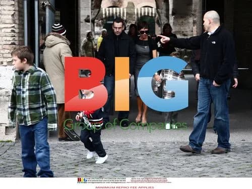 Victoria Beckham at Colosseum with Kids