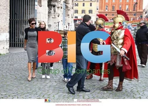 Victoria Beckham visits Colosseum with kids