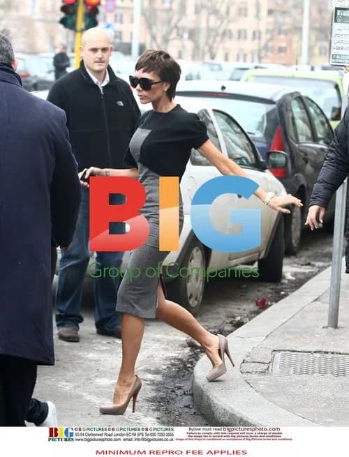 Victoria Beckham visits Colosseum with kids
