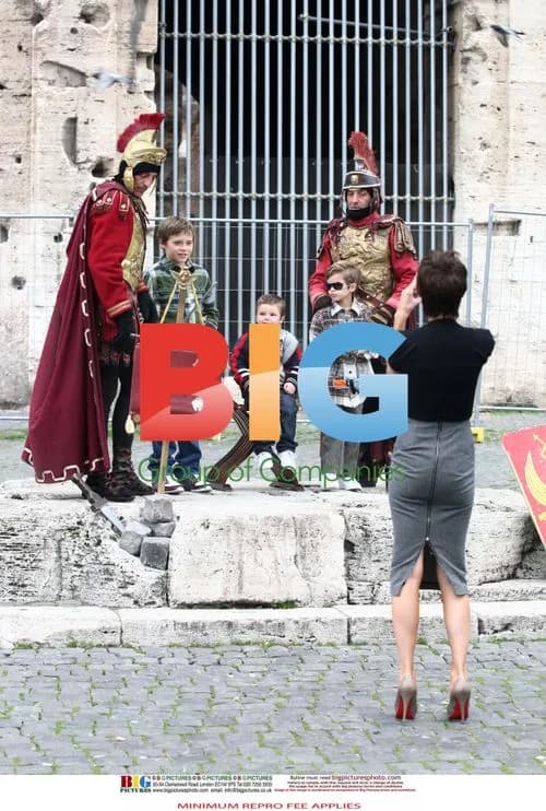 Victoria Beckham Visits Colosseum with Family