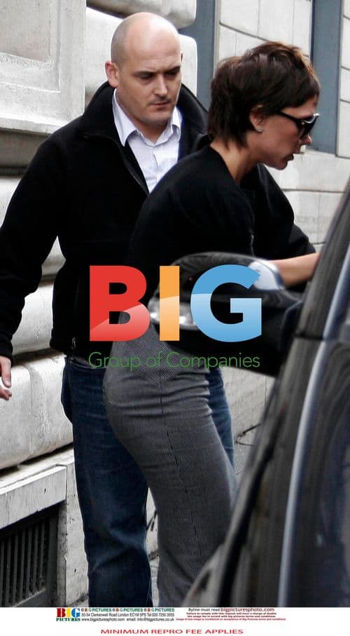 Victoria Beckham and sons in Rome