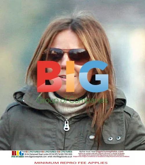 Geri Halliwell Spotted in Park