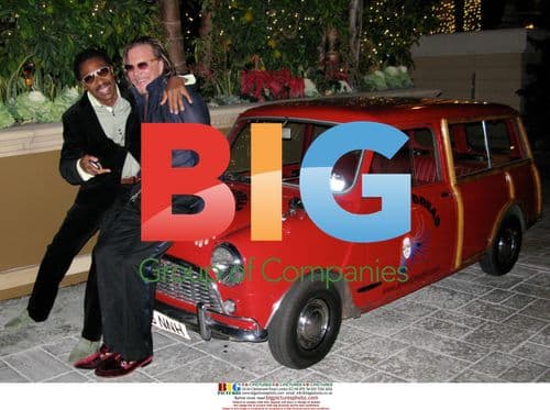 Jeffery Dread and Mickey Rouke at InStyle Golden Globe After Party