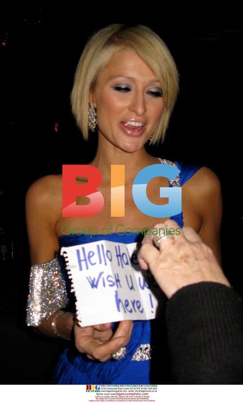 Paris Hilton at InStyle Golden Globe After Party