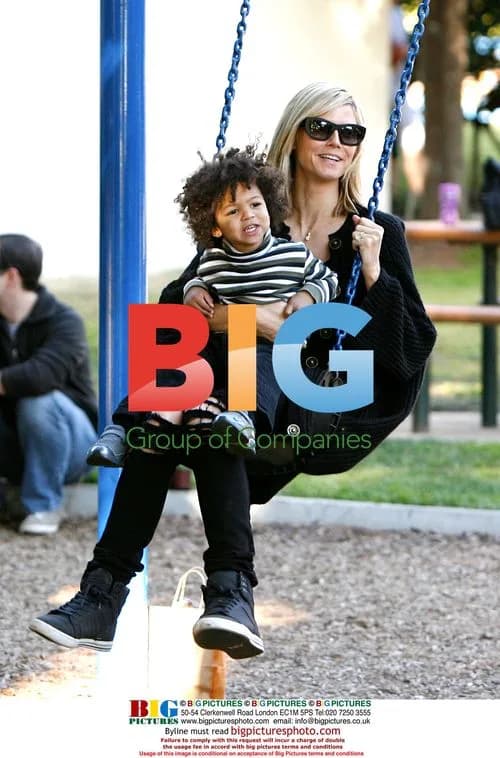 Heidi Klum Spends Day in Park with Family