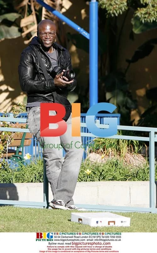Heidi Klum Spends Day in Park with Seal and Kids