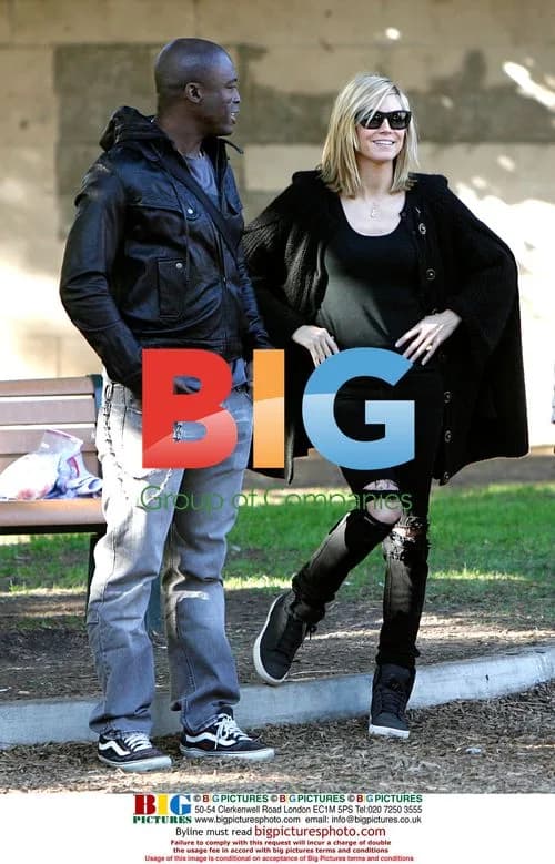 Heidi Klum and Family Outing in Park