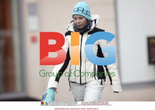 Kylie Minogue and Andres Velencoso in Alps Ski Resort