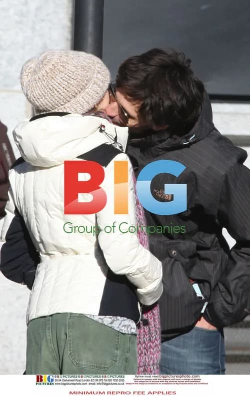 Kylie Minogue and Andres Velencoso at Alpes Ski Resort