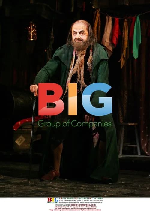 Rowan Atkinson as Fagan in Oliver Twist