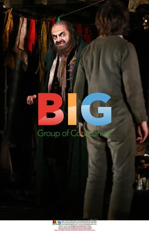 Rowan Atkinson as Fagan in Oliver Twist